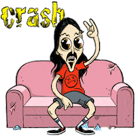 Steve Aoki Sticker by Darren Criss