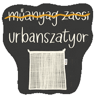 urbanzerowaster zerowaste fold piac kornyezetbarat Sticker