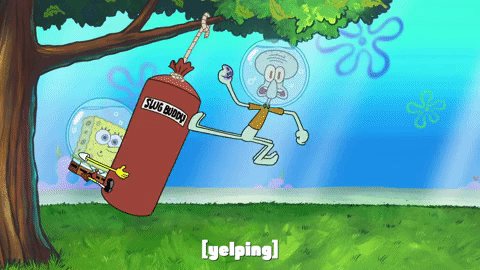 Episode 5 Squid Defense GIF by SpongeBob SquarePants