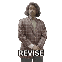Revision Try Again Sticker by Ashwin Gane
