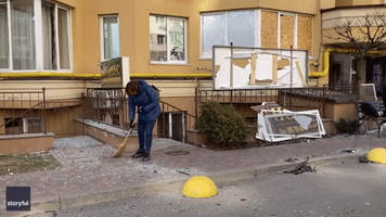 Kyiv Wakes to Further Damage as Shelling Continues