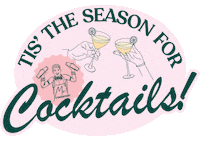 Happy Hour Christmas Sticker by Mr.Consistent