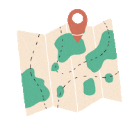 CamperDays camping map location roadtrip Sticker