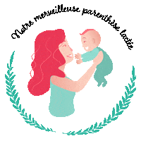 Bijouxlaitmaternel handmade breastfeeding madeinfrance bijoux Sticker