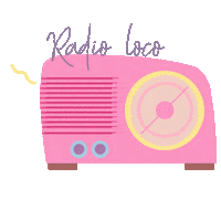 Radio Talking Sticker by ananagraphic