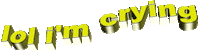 Cry Lol Sticker by AnimatedText