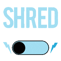 Lets Go Sticker by Shred Get Fit Have Fun