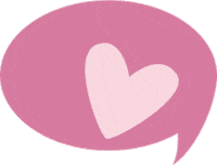 Heart Pink Sticker by omamashop