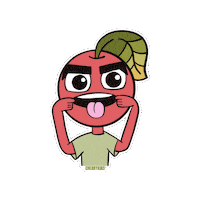 Cherry Tongue Out Sticker by T'Marie Art Company