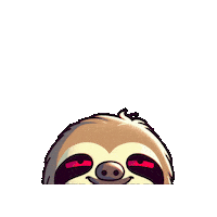 Slothana hello high slow sloth Sticker