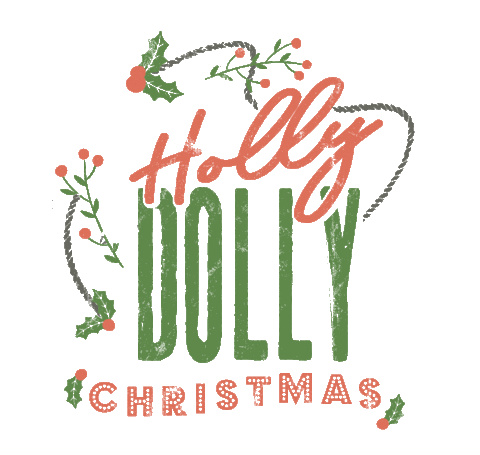 Dolly Parton Christmas Sticker by Girl Tribe Co.