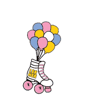 cheekypaperco dog bye fly smiley Sticker