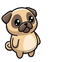 Valentines Day Love Sticker by Pugs