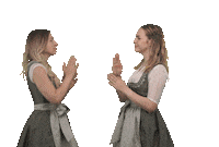 MarJoTrachten oktoberfest klatschen dirndl trachten Sticker