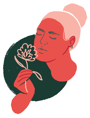 shariisy giphyupload flower selfcare flor Sticker