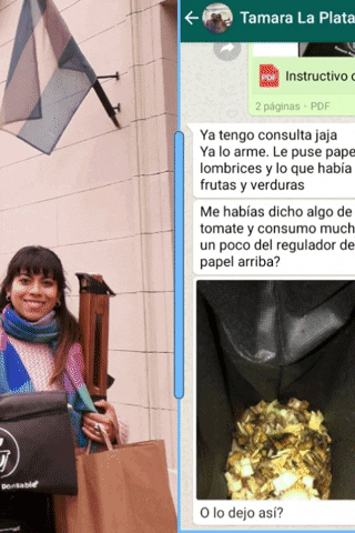 basura-responsable giphygifmaker reciclar compost basura GIF