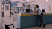 watching resting place GIF by Kim's Convenience