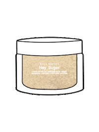 Coconut Body Scrub Sticker by NCLA Beauty