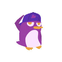 illoostrations dance dancing penguin vibe Sticker