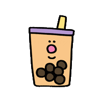 Bubble Tea Illustration Sticker