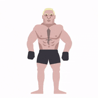 Angry Brock Lesnar GIF
