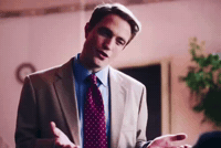 Suspicious Robert Pattinson GIF
