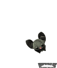Flying Bat Goth Sticker by Kreepsville666