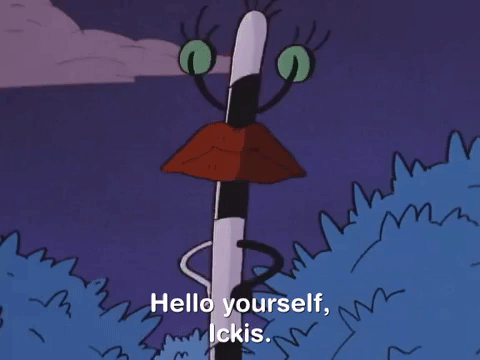 nickrewind giphydvr nicksplat aaahh real monsters giphyarm035 GIF