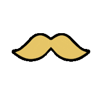 Mustache Barbier Sticker by Royaume du Web