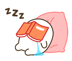 Tired Read A Book Sticker