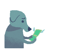 Sad Dog Sticker by Olivia When