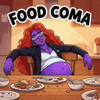 Food Coma Wow GIF by World Of Women