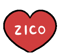 Heart Zico Sticker