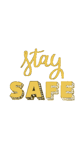 Stay Safe Sticker by Blunt and Brave
