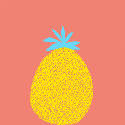 happy birthday pineapple GIF by joanramone