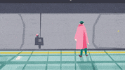 Artist Train GIF by andrewillustration