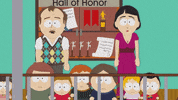awkward hallway GIF by South Park 