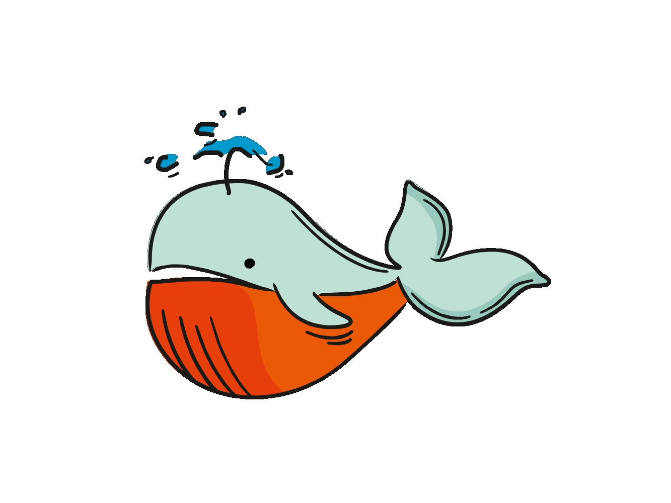 Water Whale Sticker by wendweb