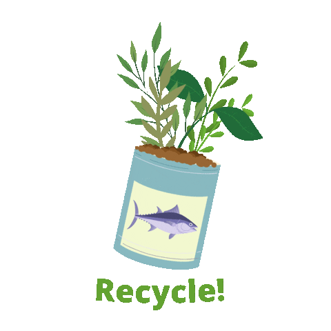 Plant Reduce Sticker by Gennivie Domingo