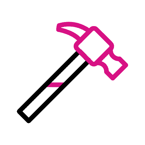 Pink Icon Sticker