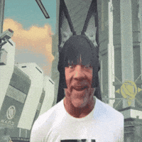 Scared Old Man GIF