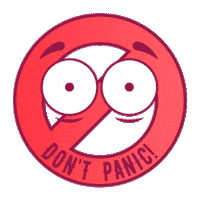 Corona Panic Sticker by yondr