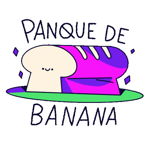 Banana Baking Sticker by Chabaski