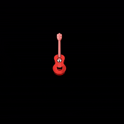 MissLeelaSassafras giphyupload ukulele missleelasassafras happy ukulele GIF