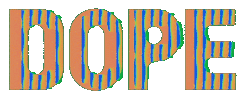 Glitch Text Sticker