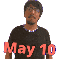 May 10 Sticker