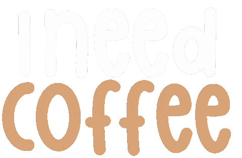 Tired Coffee Time Sticker