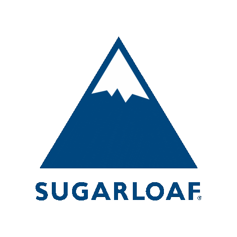 sugarloafmountain giphygifmaker logo ski skiing Sticker