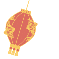 Chinese Lantern Good Luck Sticker by Chinatown London