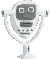 travelersresthere south carolina tr telescope binoculars Sticker